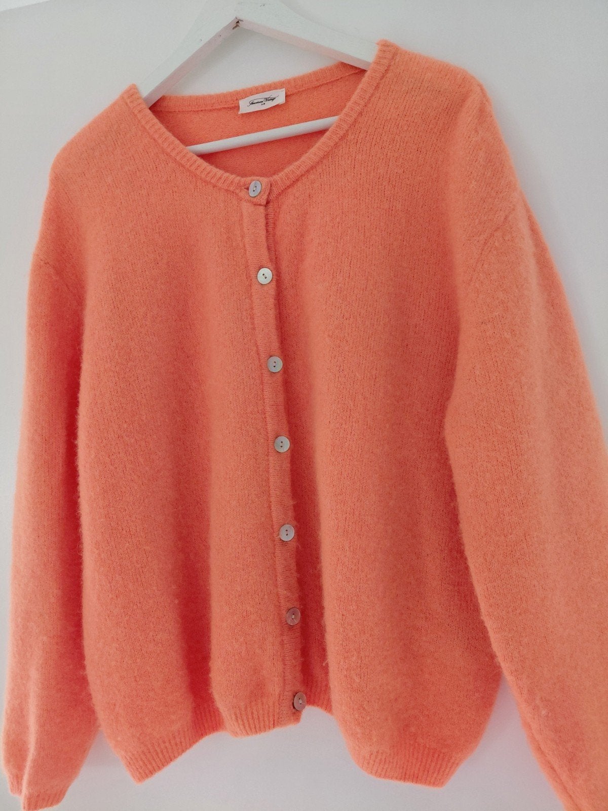 American Vintage vest in oranje (Maat L), Verzenden, Maat 42/44 (L), Oranje, Zo goed als nieuw