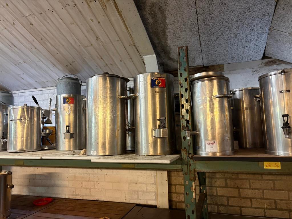 Partij koffiecontainers koffiecontainer koffie container, Ophalen, Gebruikt