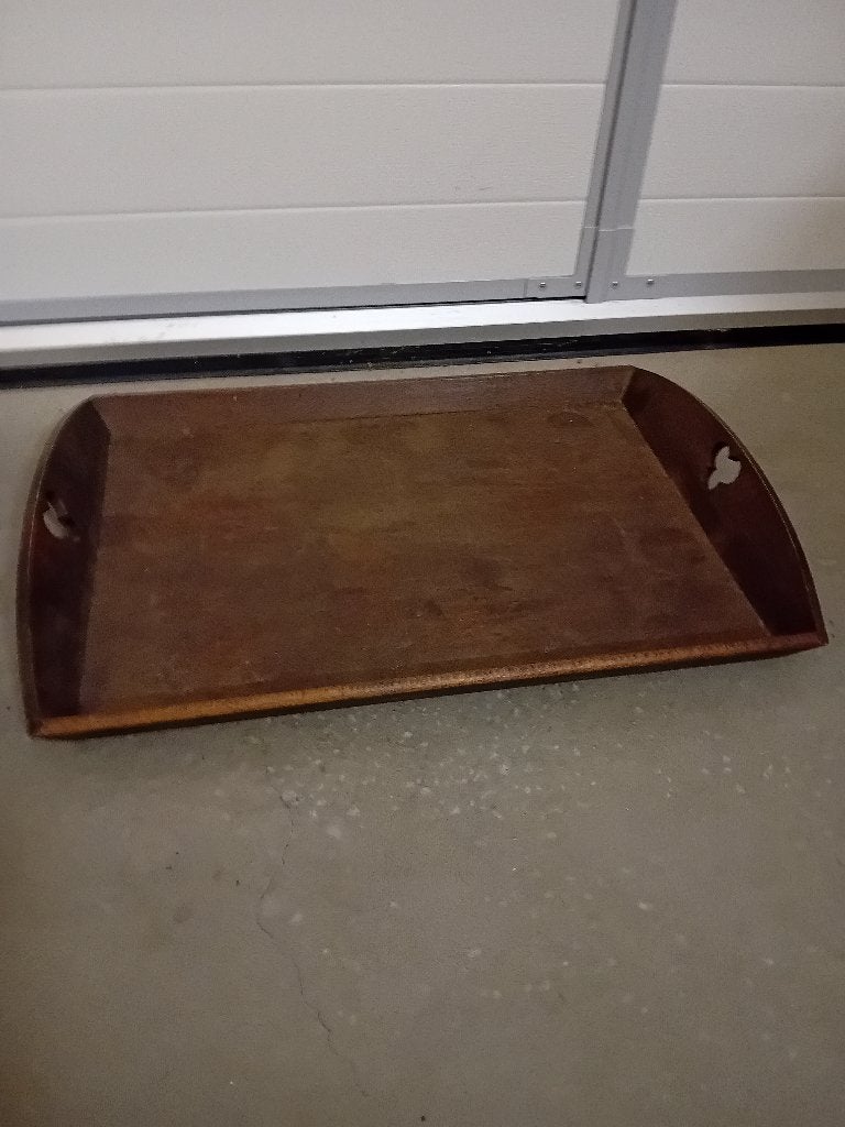 Groot houten dienblad, Antiek en Kunst, Ophalen