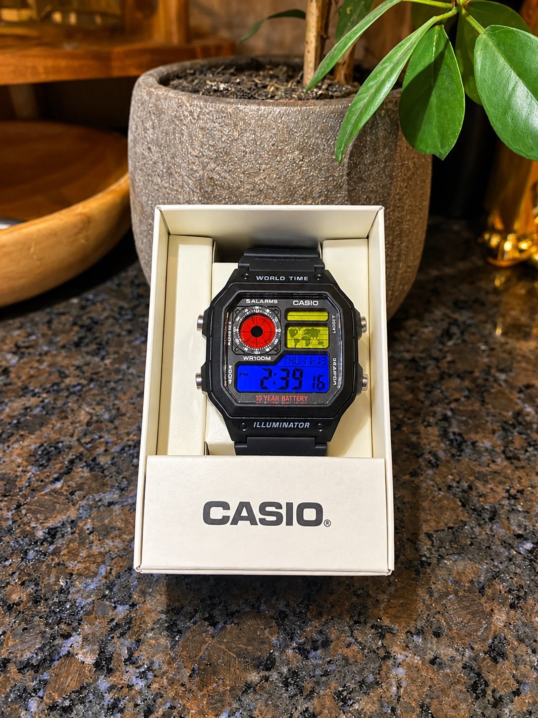 Casio AE-1200WH "kleur”, Casio, Kunststof, Polshorloge, Nieuw