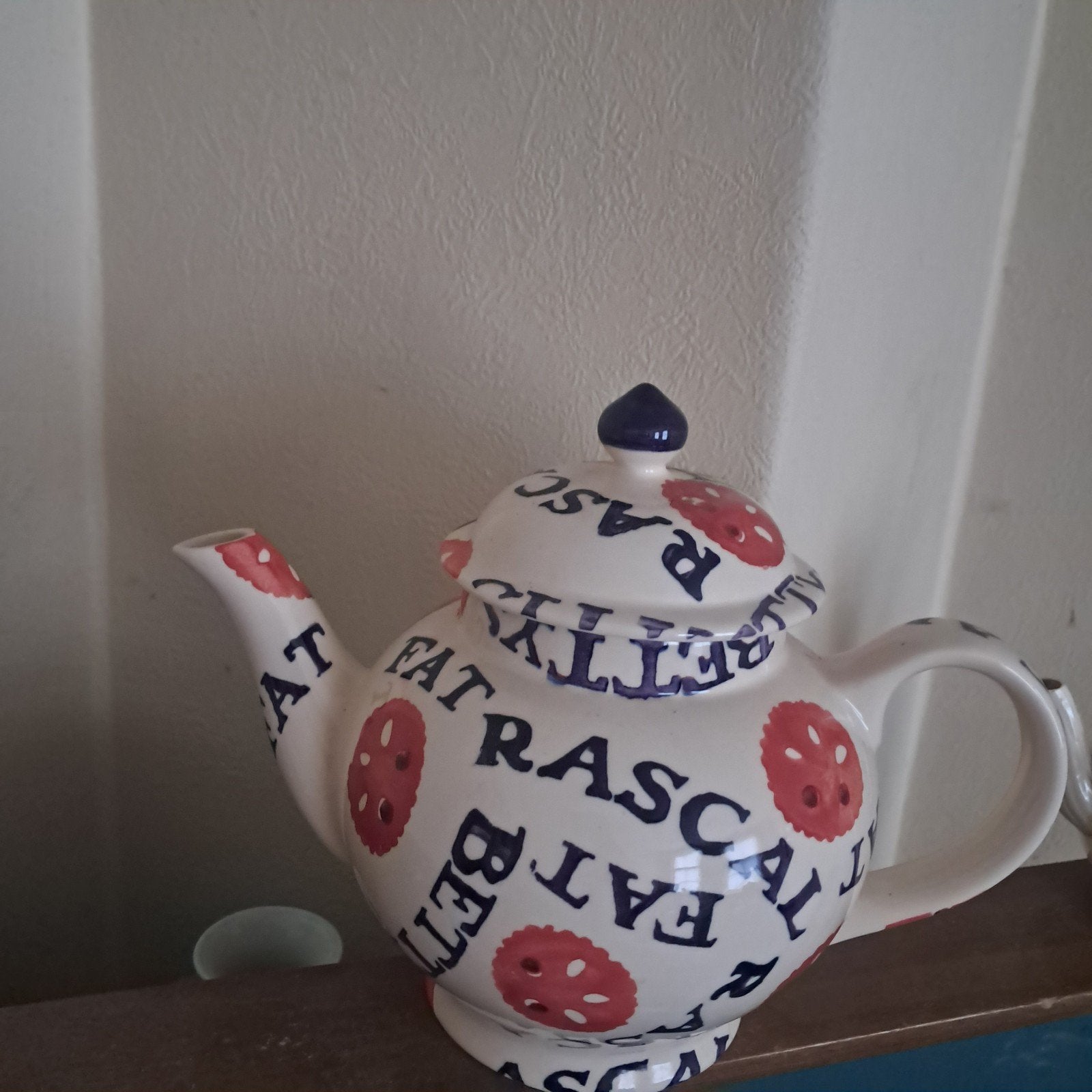 Emma Bridgewater theepot gaaf, Overige typen, Ophalen of Verzenden, Zo goed als nieuw, Overige stijlen