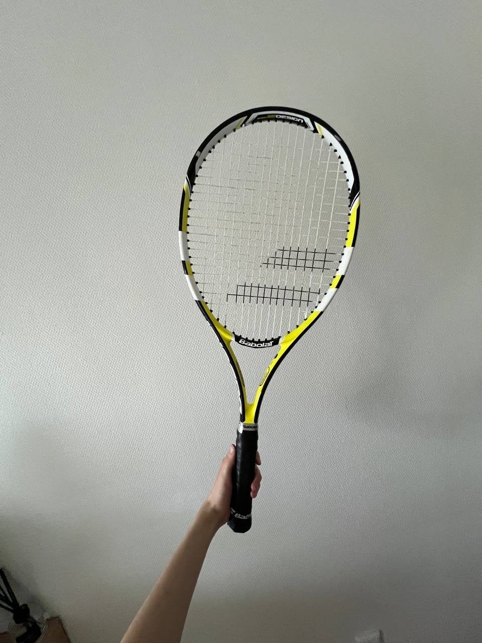 Babolat Pulsion 102 Tennisracket met hoes, Sport en Fitness, Tennis, Ophalen, Gebruikt, Racket, L3