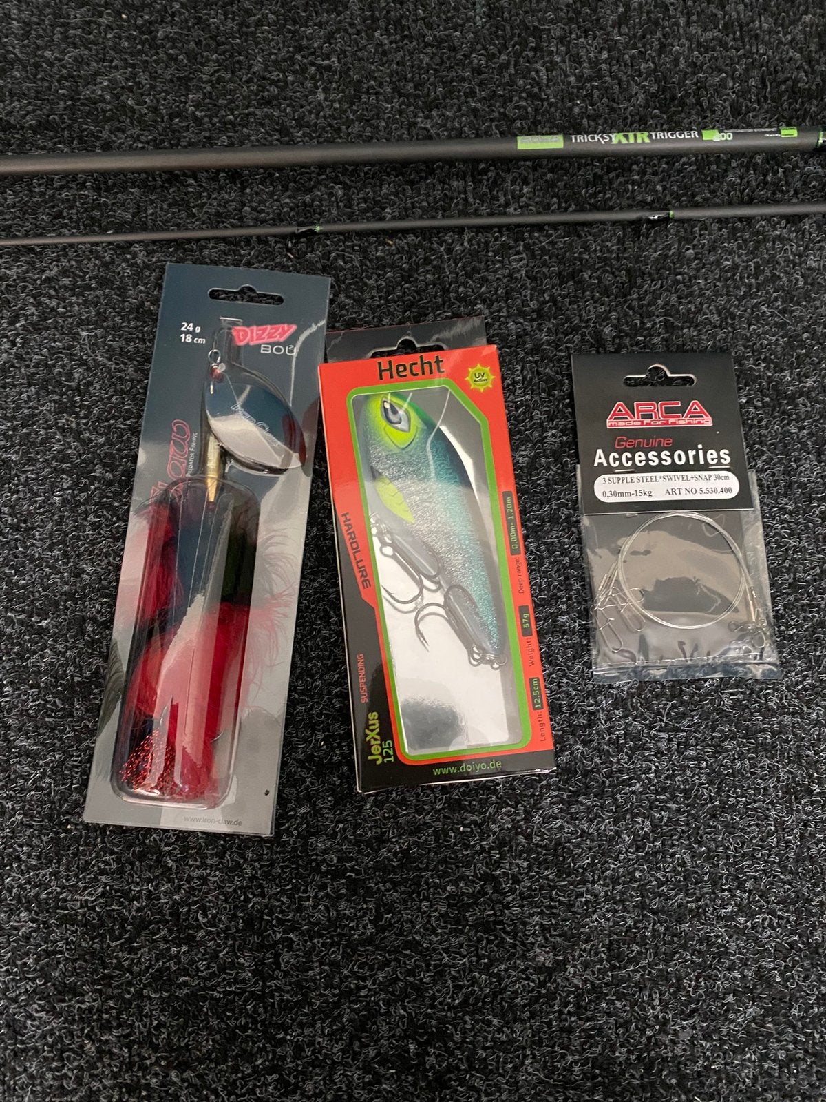 Complete Arca Reelset + draad en Kunstaas, Watersport en Boten, Overige typen, Nieuw, S, H