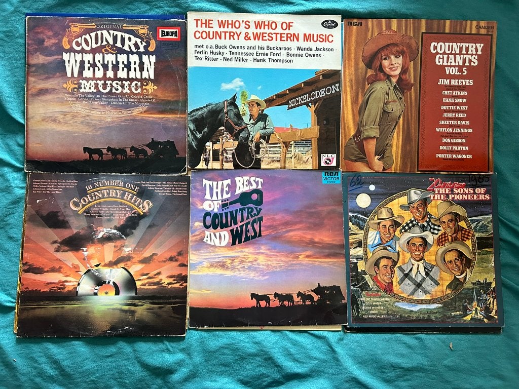 60 LP's Country en Western verzamelalbums (ook per stuk), Cd's en Dvd's, LP, Gebruikt, Ophalen of Verzenden, 12 inch