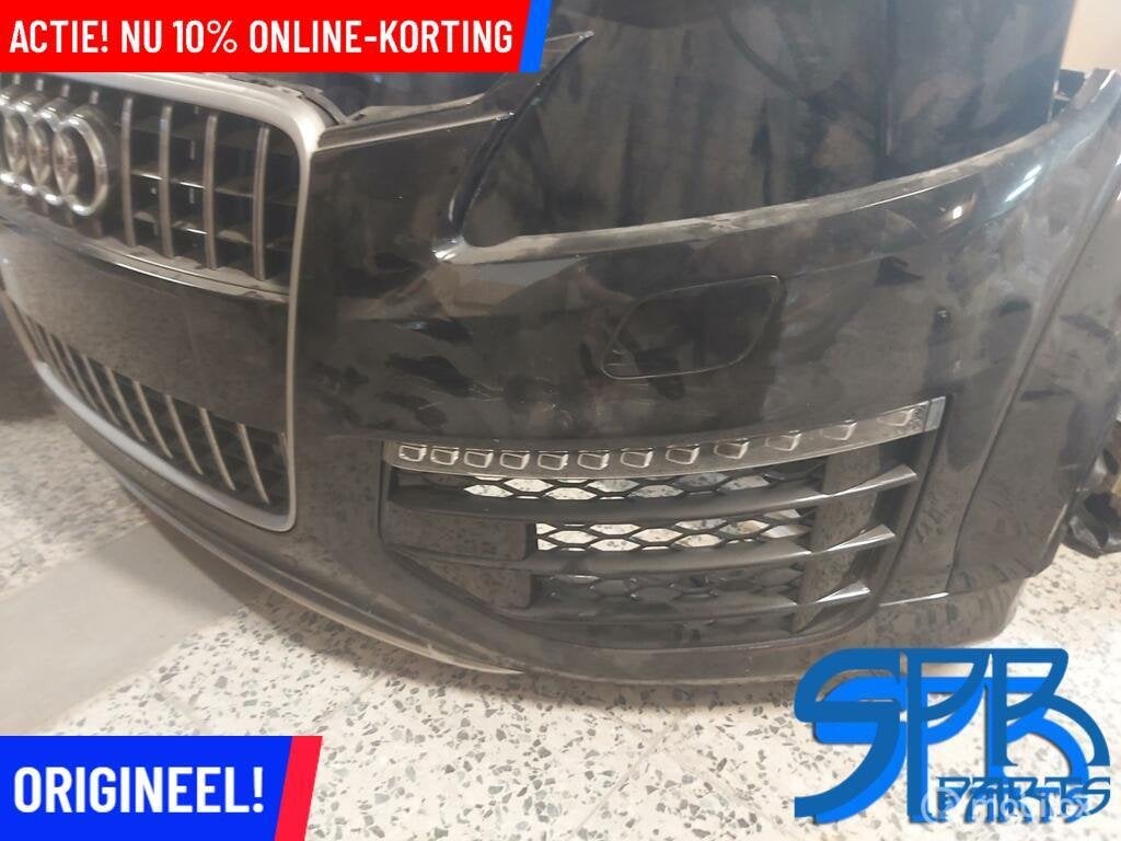 AUDI Q7 4L FACELIF V12 TDI Voorkop compleet zwart metallic, Gebruikt, AUDI, Audi, Ophalen of Verzenden