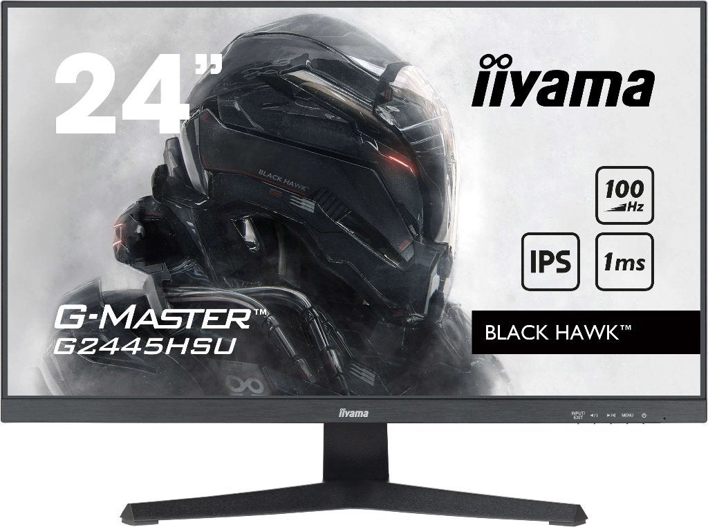 IIyama G-Master G2445HSU-B2, 24"/Full HD/IPS/1ms/Zwart/Nieuw, Gaming, IPS, Nieuw, Full HD