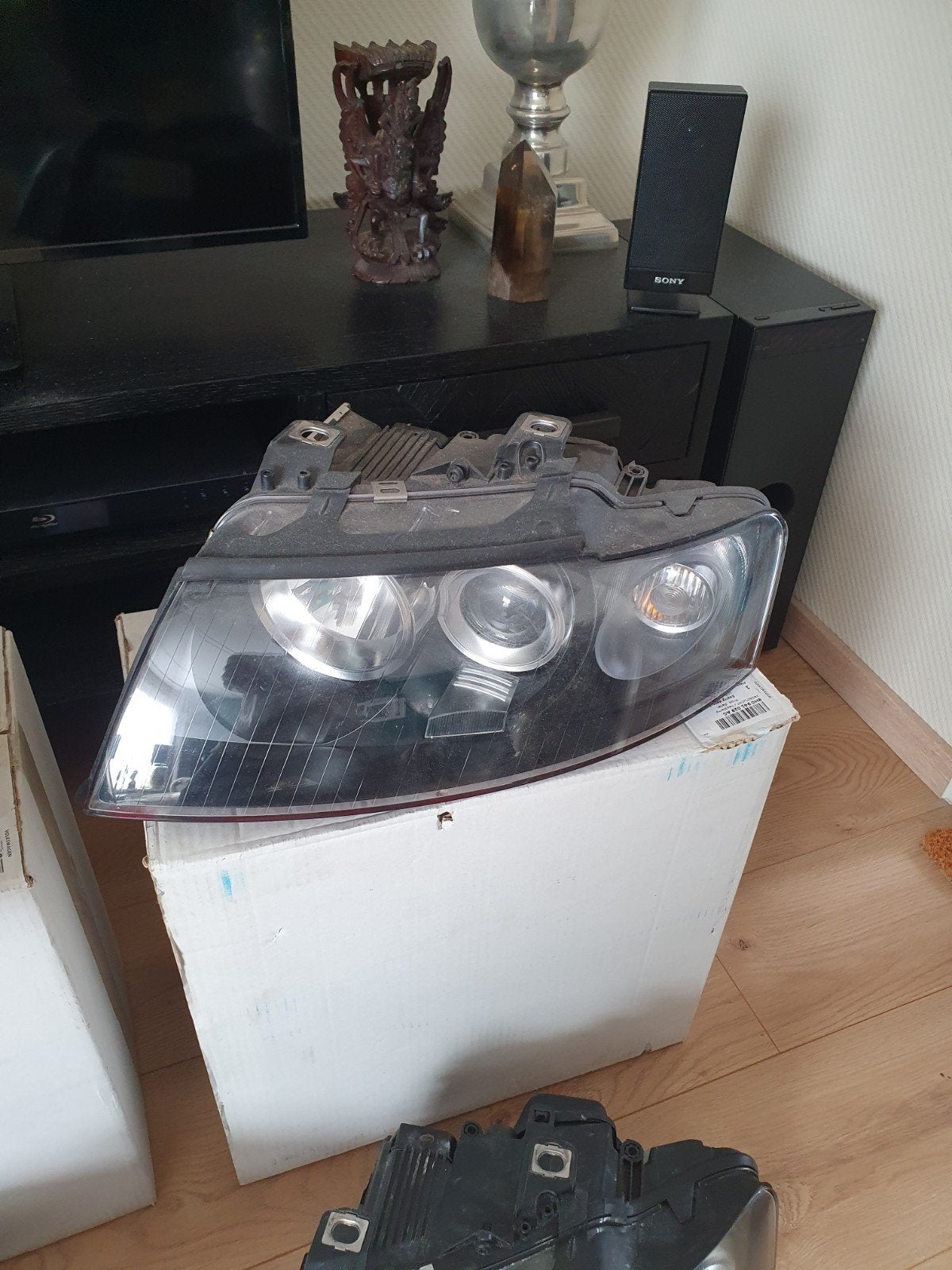 audi a4 b6 koplampen  met xenon en starters, Auto-onderdelen, Ophalen of Verzenden, Gebruikt, Audi