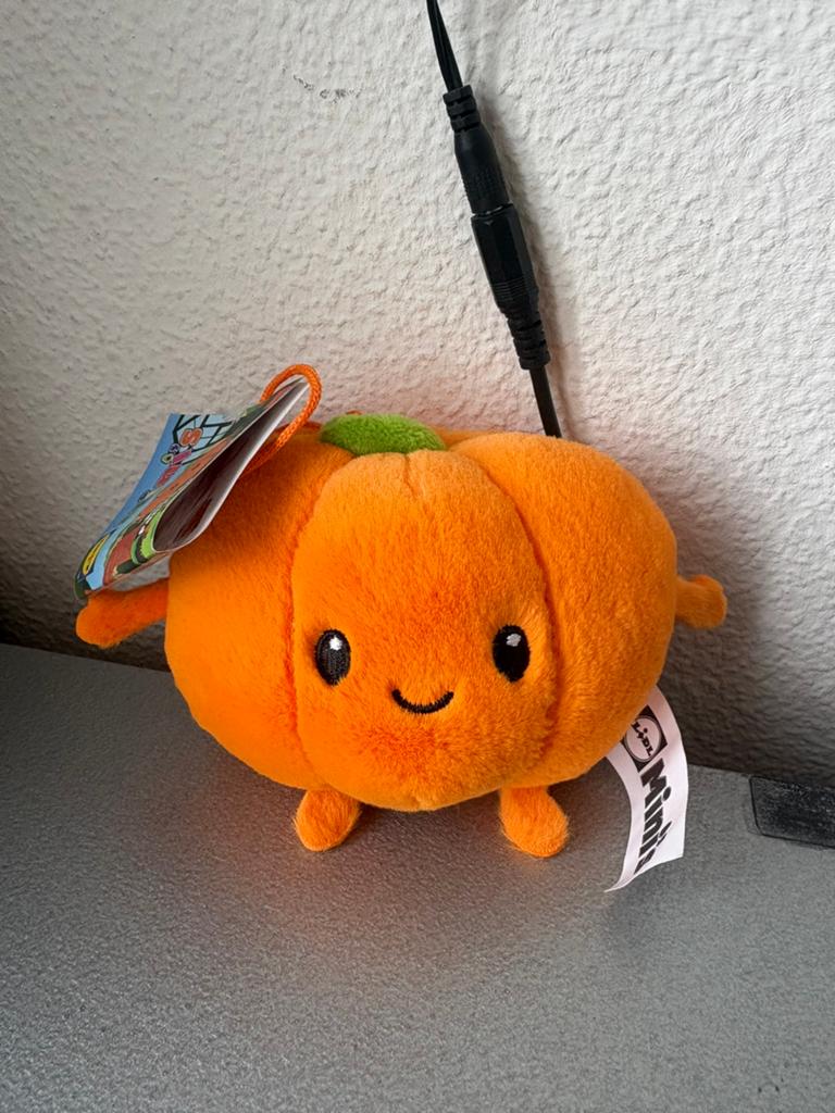Lidl Mini Pompoen Knuffel - Zacht en Schattig, Lidl, Oranje, Overige typen, Ophalen of Verzenden