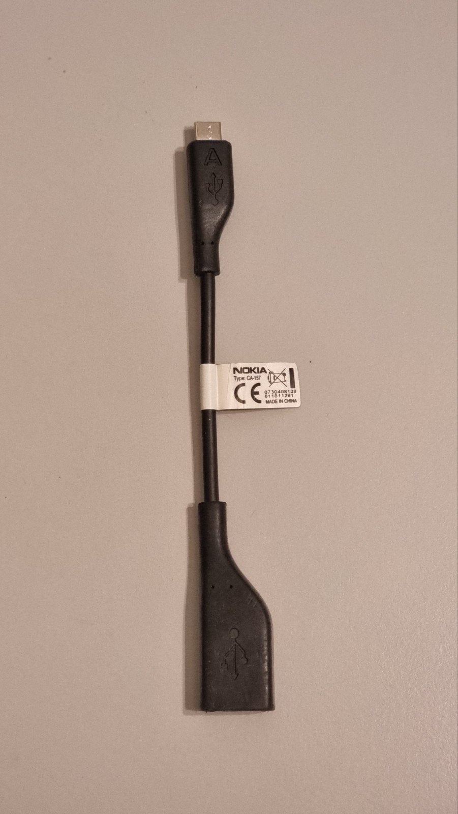 USB OTG kabel - USB A naar Micro-USB B, Ophalen of Verzenden, Zo goed als nieuw