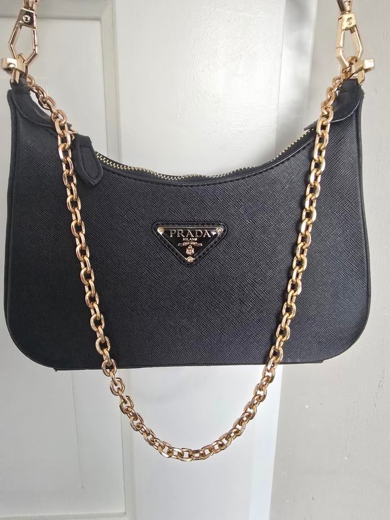 Prada Tas - Zo goed als nieuw!, Ophalen of Verzenden, Zo goed als nieuw, Zwart, Handtas