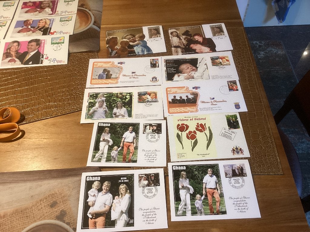 10 stuks koninklijk Nederland jaargangen fdc 1963 tm 2022, Verzenden, Onbeschreven, Nederland
