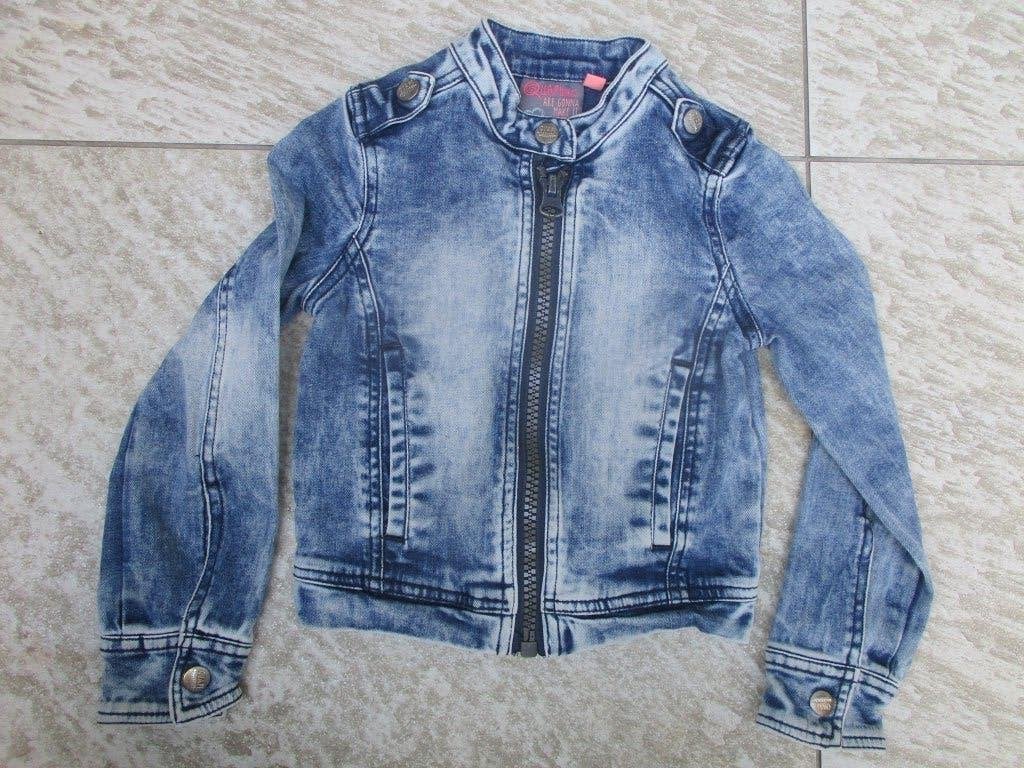 Spijkerjas blauw jasje maat 110 Quapi jas / spijkerjasje, Meisje, Ophalen of Verzenden, Zo goed als nieuw, Quapi