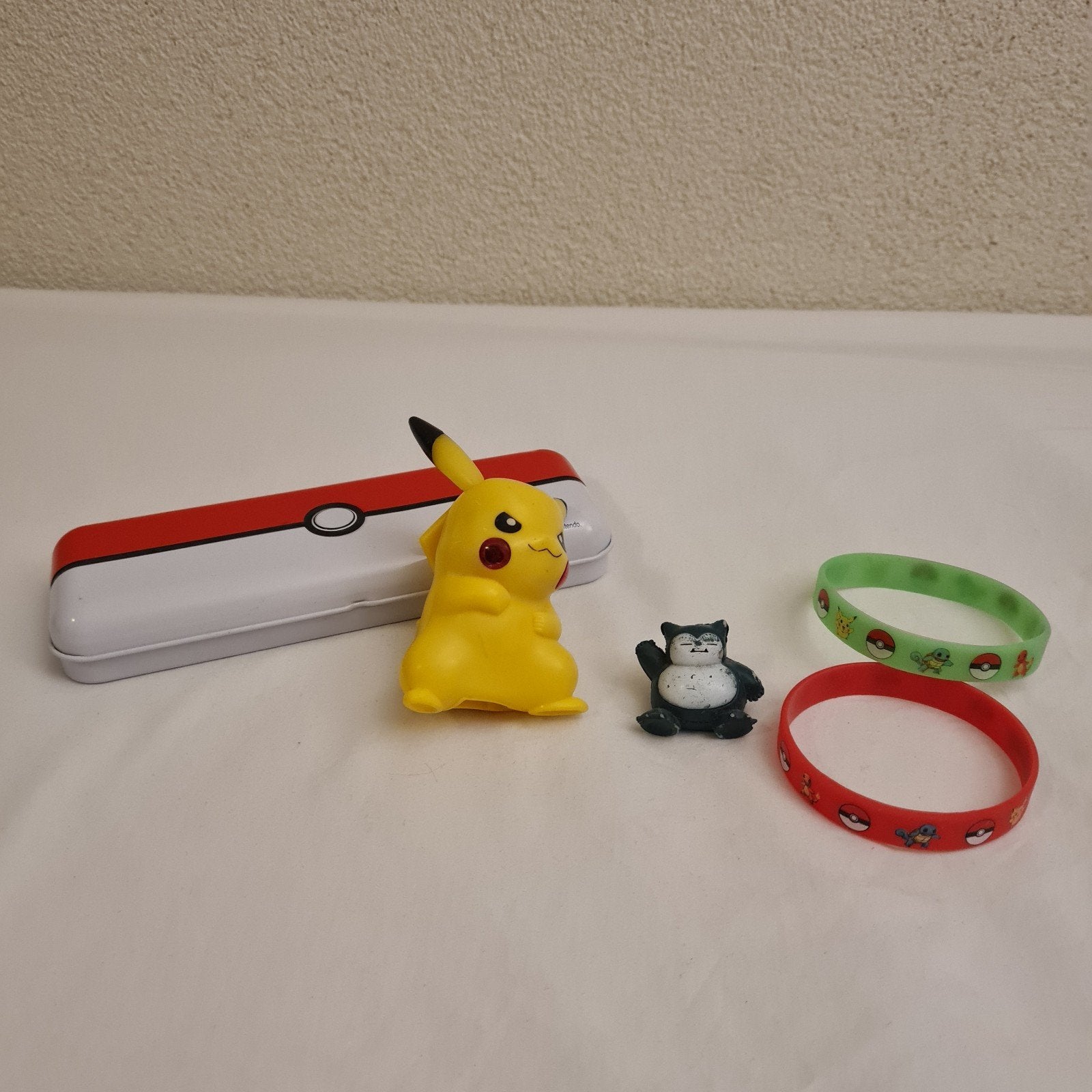 Pokémon Pikachu en Snorlax figuren met Pokeball etui, Hobby en Vrije tijd, Ophalen of Verzenden, Overige typen