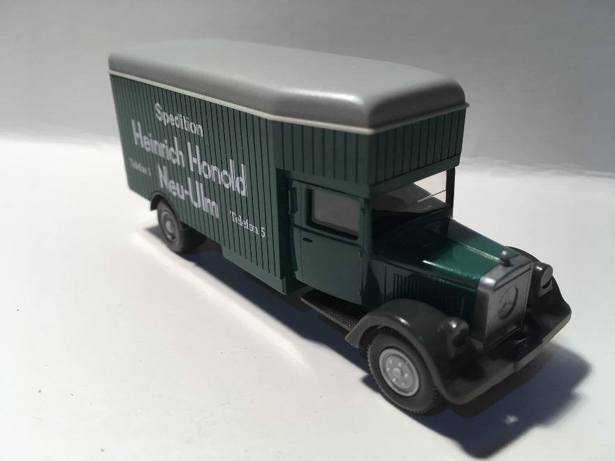 Mercedes modelauto 1:87 van Wiking, Ophalen of Verzenden, Zo goed als nieuw, Bus of Vrachtwagen, Wiking
