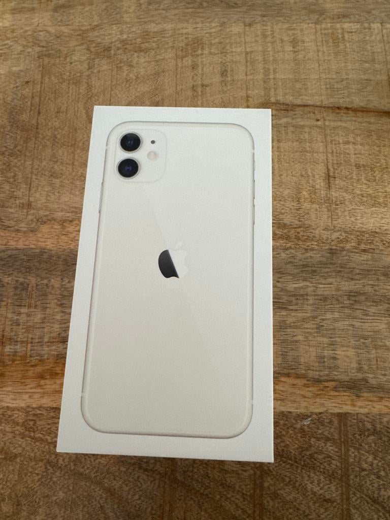 Lege iPhone 11 White 128GB Doos, Telecommunicatie, Mobiele telefoons | Apple iPhone, 128 GB, Wit, Zo goed als nieuw, IPhone 11