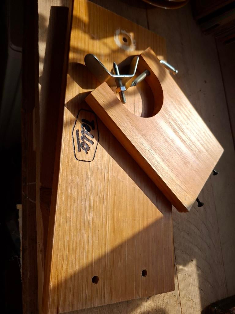Beenhamplank met klem - Houten snijplank, Gebruikt, Hout, Snij-/serveerplank, Ophalen of Verzenden