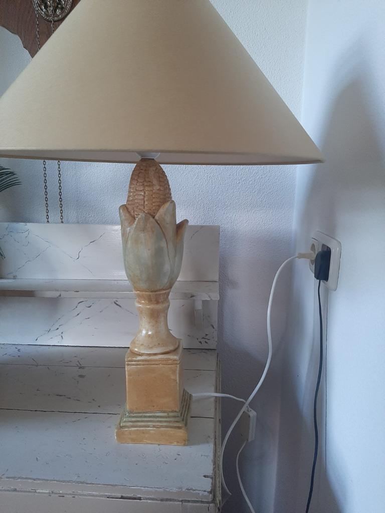 Vintage tafellamp , "Corn lamp"., Ophalen