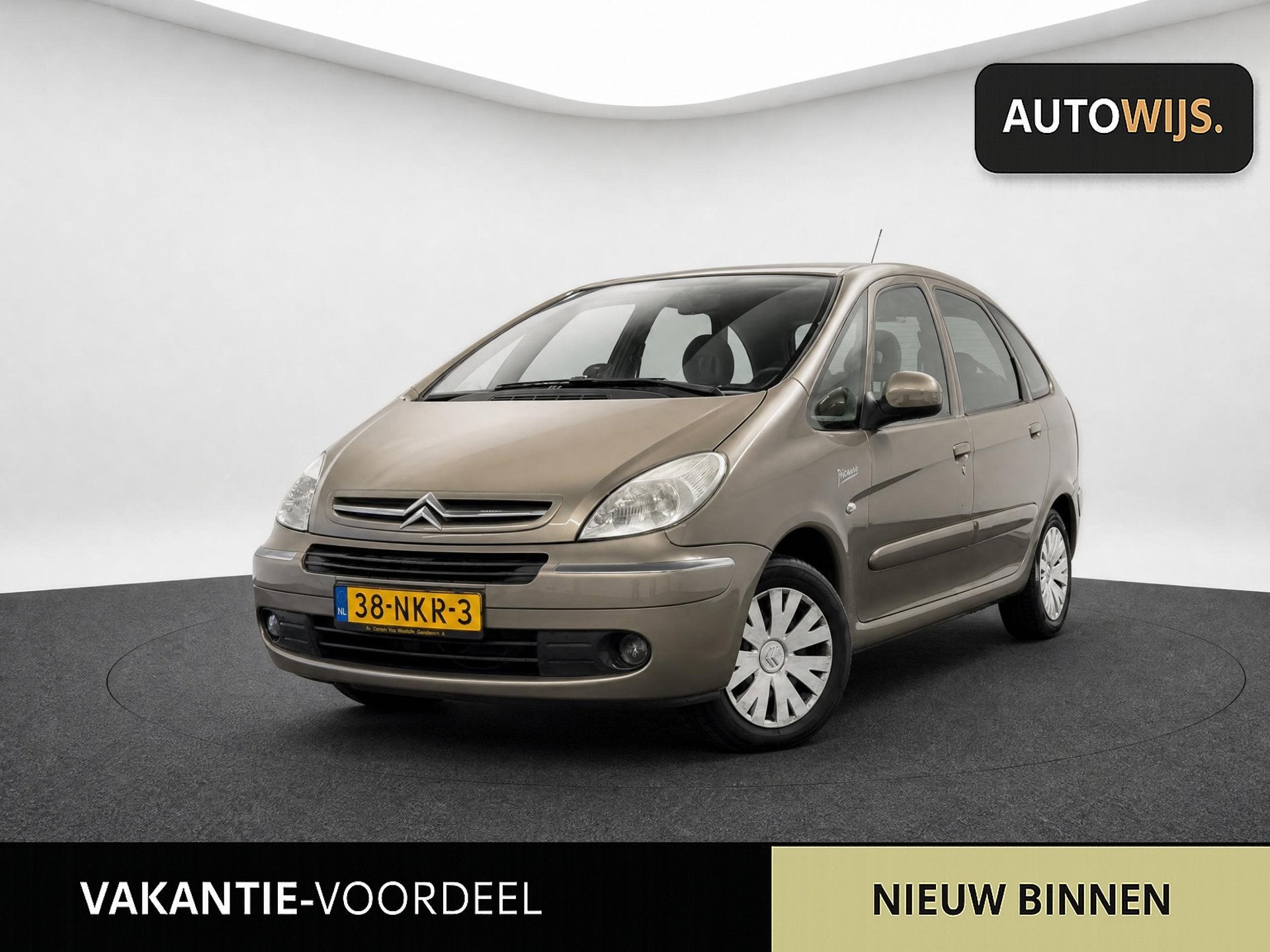 Citroen Xsara Picasso 1.6i-16V Image|NL AUTO|116DKM|NWE APK|, Voorwielaandrijving, Stof, Zwart, 4 cilinders