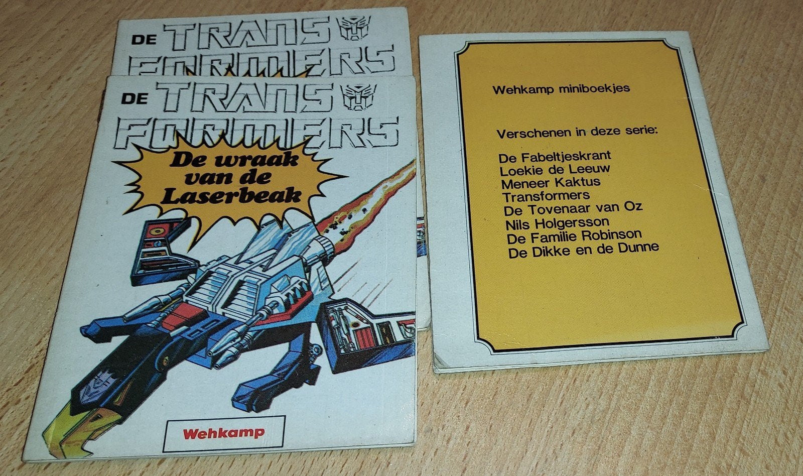 Zeldzame Jaren 80 Transformers Boekjes – Wehkamp Miniboekjes, Ophalen of Verzenden, Gebruikt, Overige typen