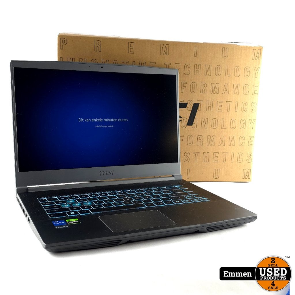 MSI Thin 15 B12UC-1255NL,i5-12th, 16GB, 512 SSD RTX3050, MSI, Gebruikt, Support@msi.com, No. 69, Lide St., Zhonghe Dist.
New Taipei City 235
Taiwan