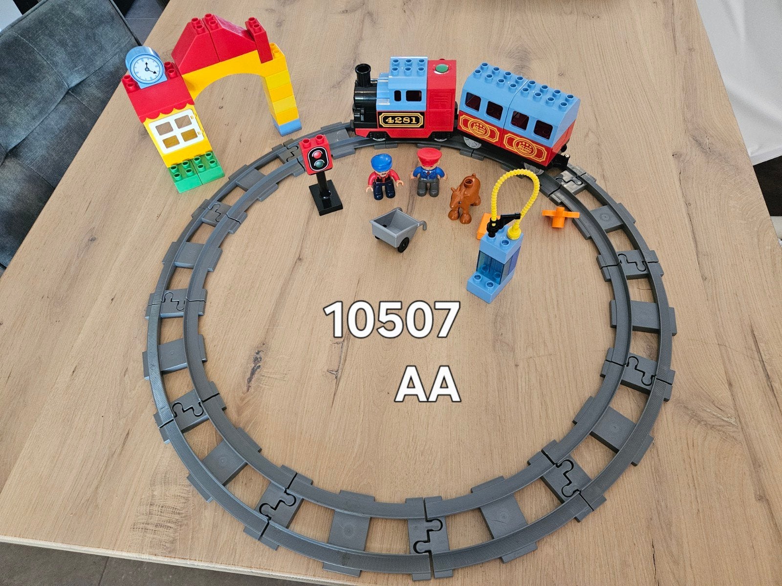 Duplo 10507 AA elektrische trein set, Kinderen en Baby's, Ophalen of Verzenden, Zo goed als nieuw, Duplo