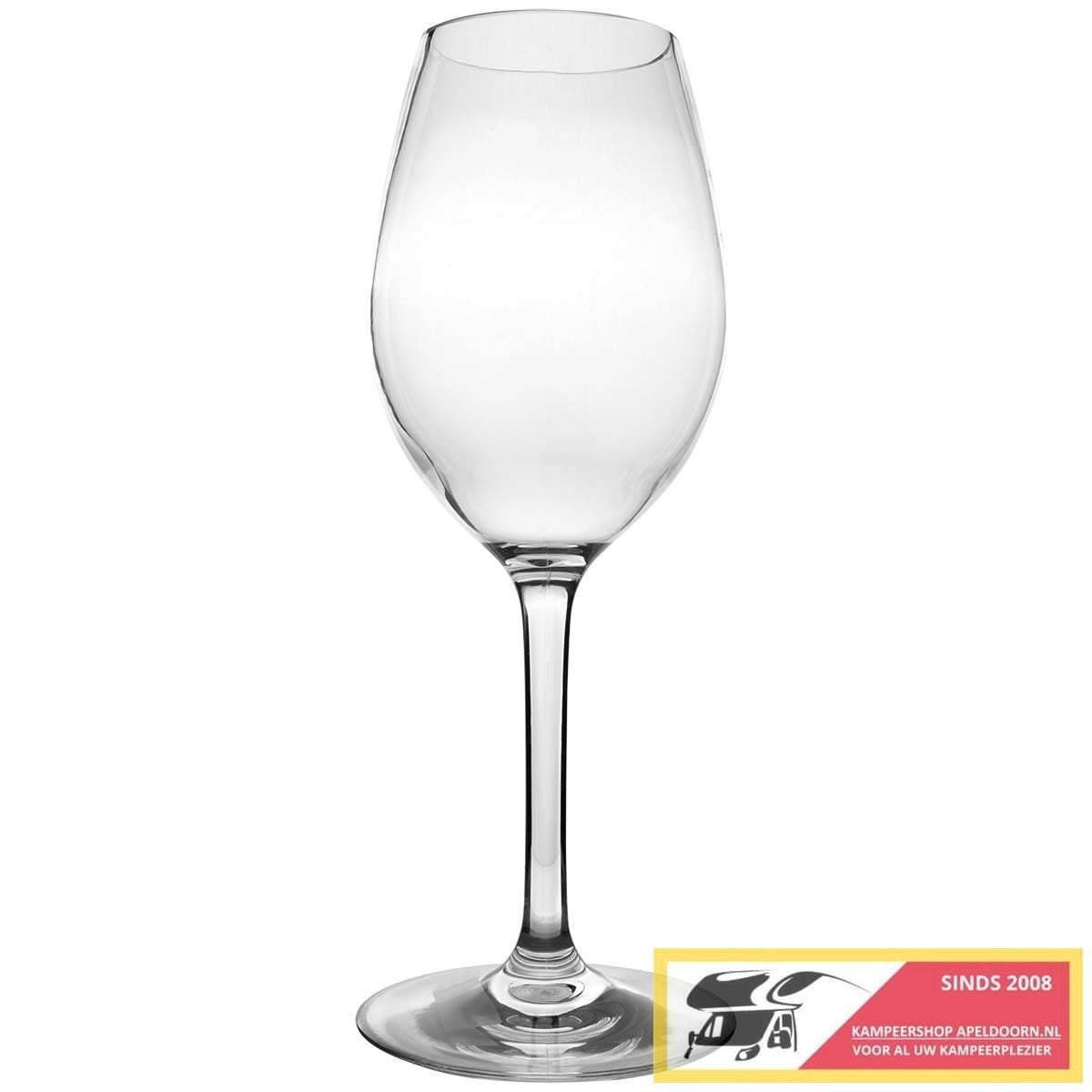 Bo-Camp Witte Wijnglas 330ml, Caravans en Kamperen, Caravan accessoires, -, -, Nieuw, Ophalen of Verzenden