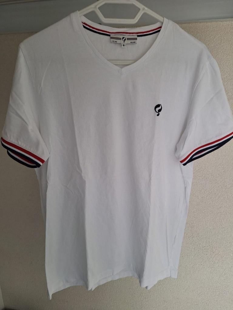 T-shirt heren, wit, katoen, Quick, korte mouw, maat M, Quick, Maat 48/50 (M), Wit, Ophalen of Verzenden