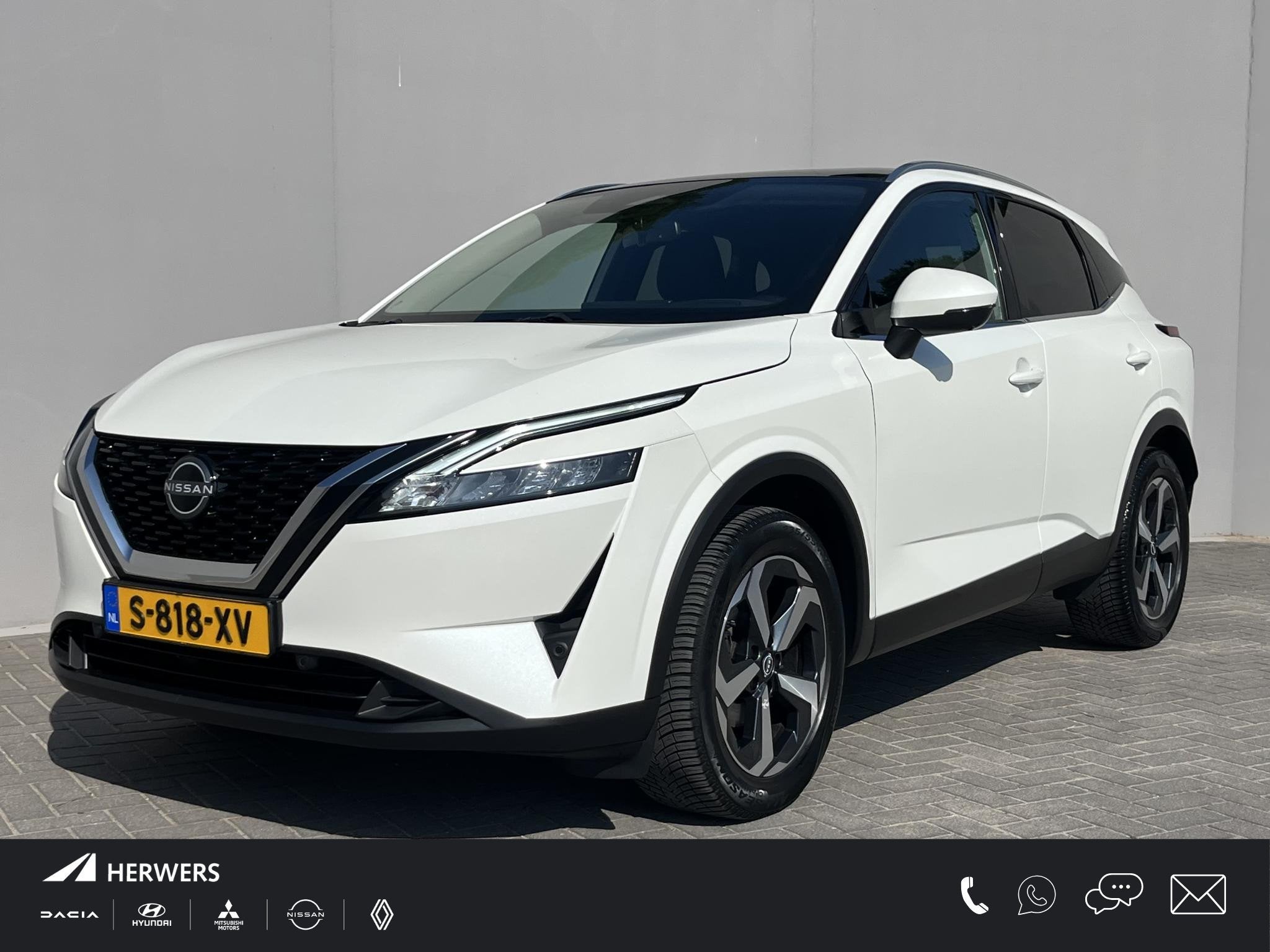 Nissan Qashqai 1.3 MHEV N-Connecta / Trekhaak (1.400KG) / Pa, Voorwielaandrijving, 1304 kg, Stof, Gebruikt