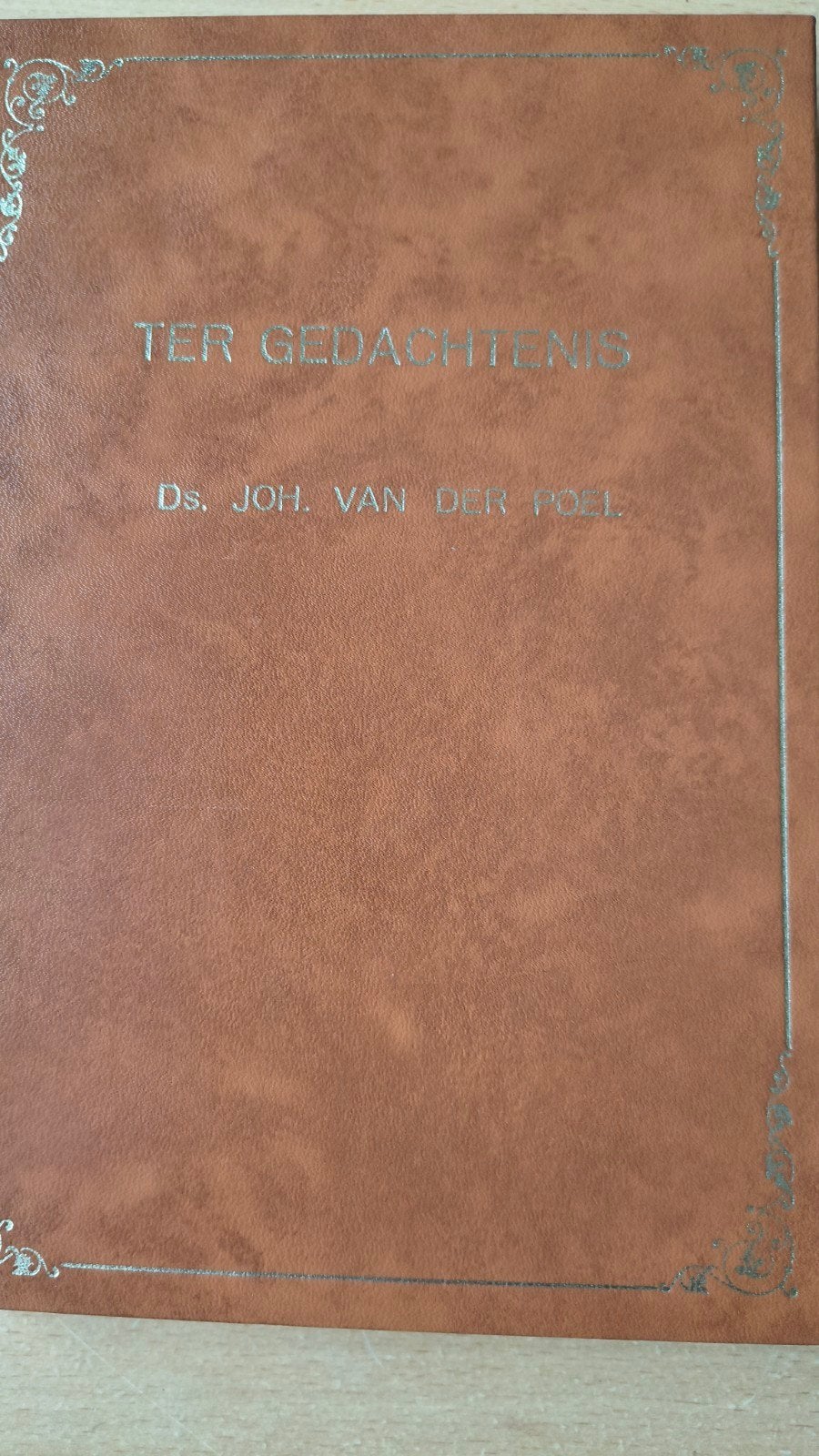 Ter gedachtenis. Ds Joh van der Poel, Ophalen of Verzenden, Gelezen, Ds Joh van der Poel, Christendom | Protestants