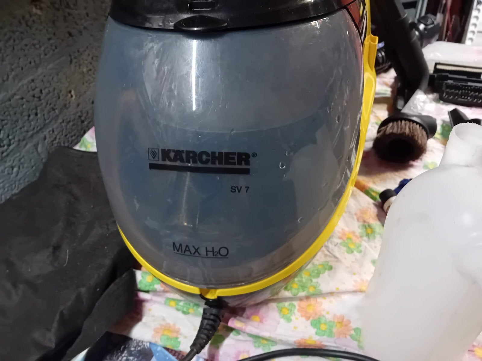 Kärcher SV 7 Stoomstofzuiger - Krachtige 3-in-1 Reiniger, Inclusief accessoires, Gebruikt, Kärcher, Ophalen of Verzenden