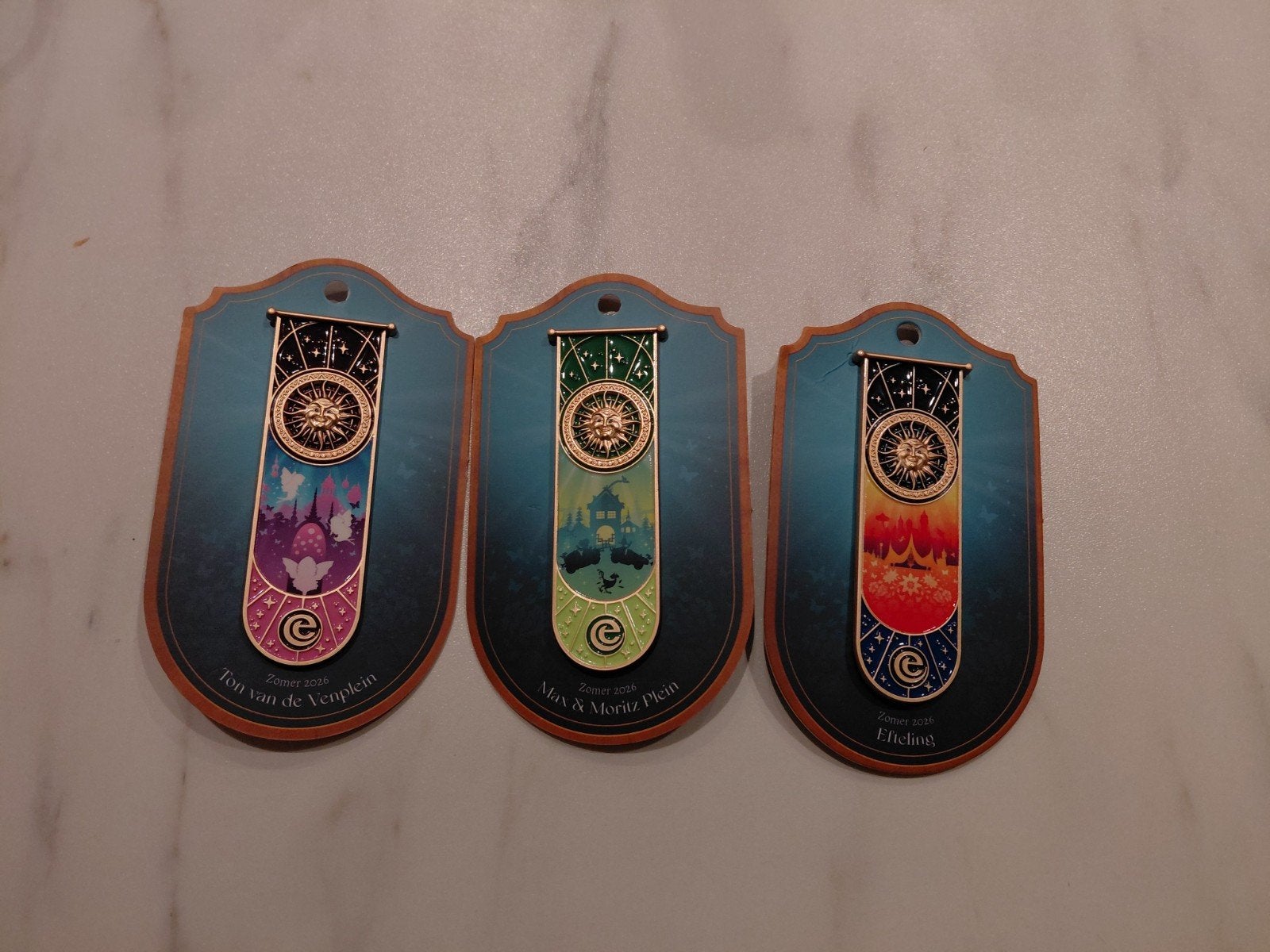 Efteling zomerpins 2026 set van 3 pins., Ophalen of Verzenden, Nieuw, Speldje of Pin