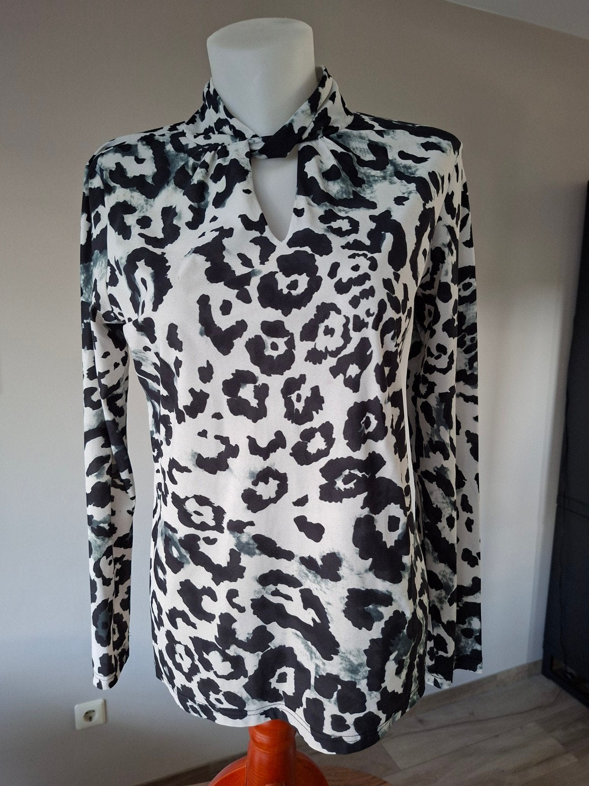 Studio Anneloes Traveller Stof Top met Luipaardprint, Studio Anneloes, Zwart, Maat 42/44 (L), Ophalen of Verzenden