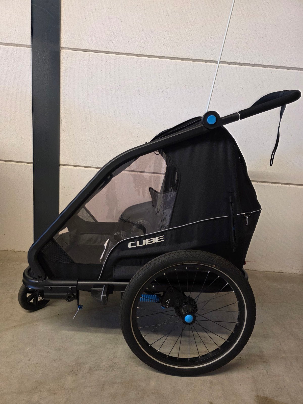 Cube Kinderkar 2025  - Fietskar Buggy 2x, Ophalen, Gebruikt, Opvouwbaar, Kinderkar