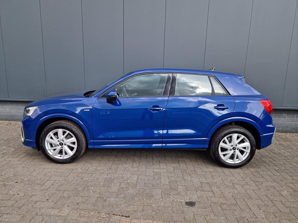 Audi Q2 35 TFSI S Edition /Virtual /ACC /Matrix, 12 maanden, Stof, 4 cilinders, Blauw