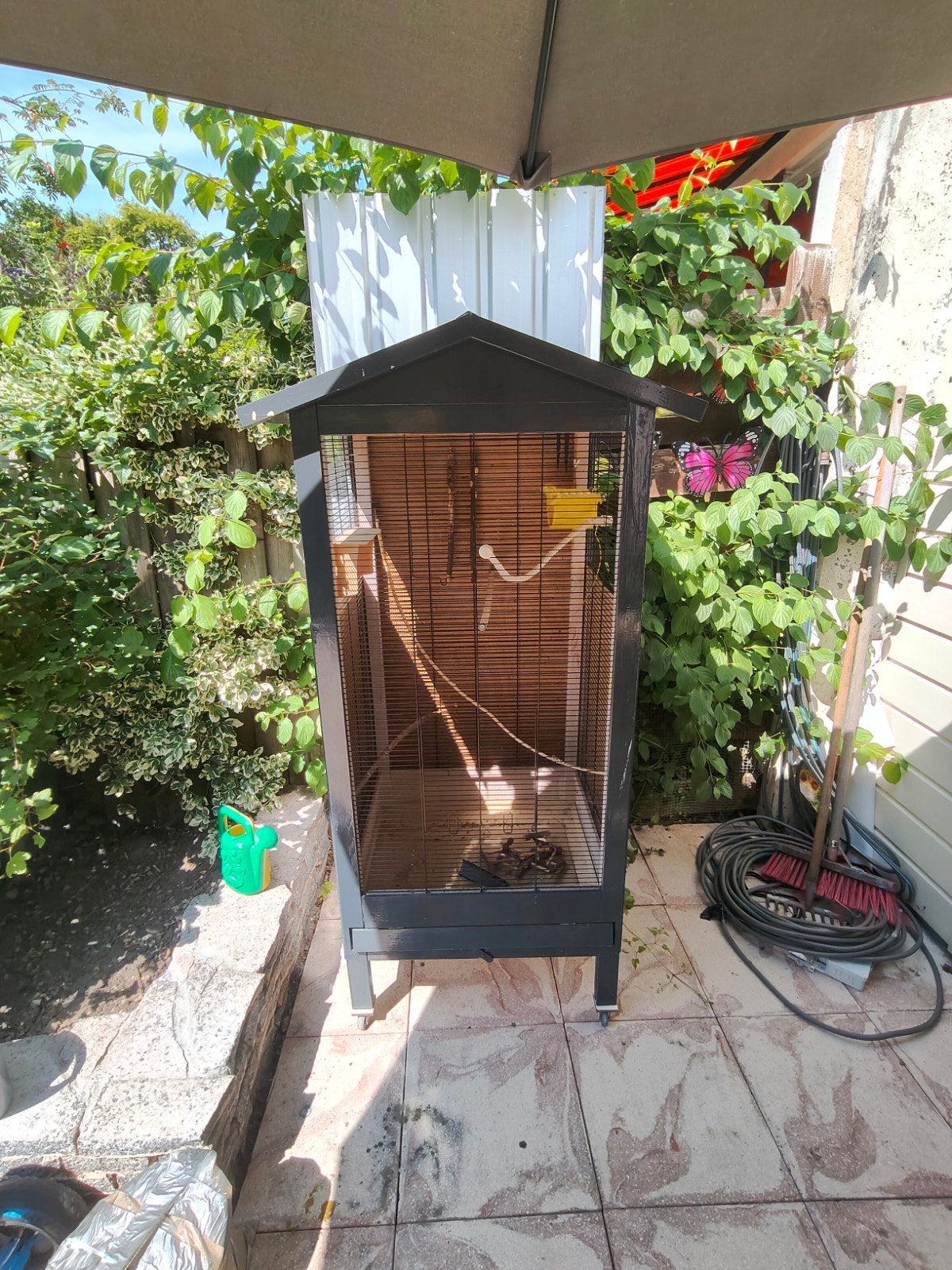 Kamer volière, Dieren en Toebehoren, Ophalen, Zo goed als nieuw, Aluminium, Volière