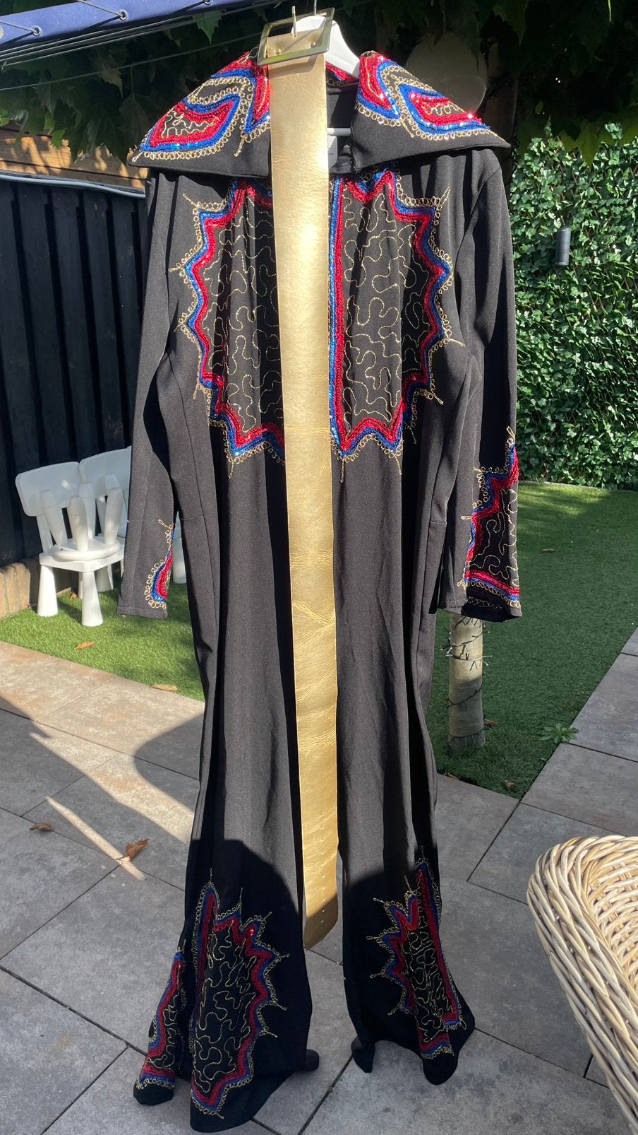 Zwart nieuw Elvis kostuum maat XXL, Overige maten, Ophalen of Verzenden, Kleding, Overige thema's