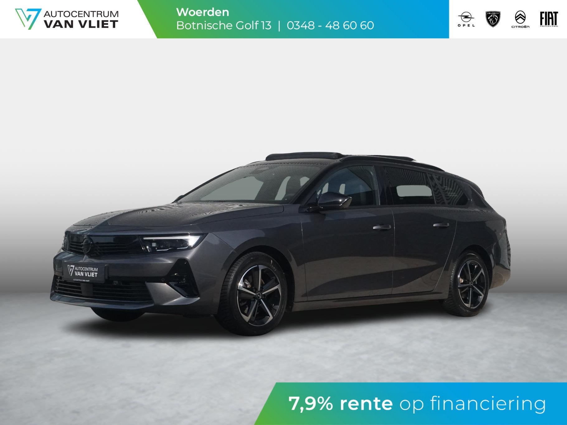 Opel Astra Sports Tourer 1.2 Turbo Hybrid GS Schuif /kanteld, Auto's, Euro 6, 1199 cc, Hybride Elektrisch/Benzine, 3 cilinders