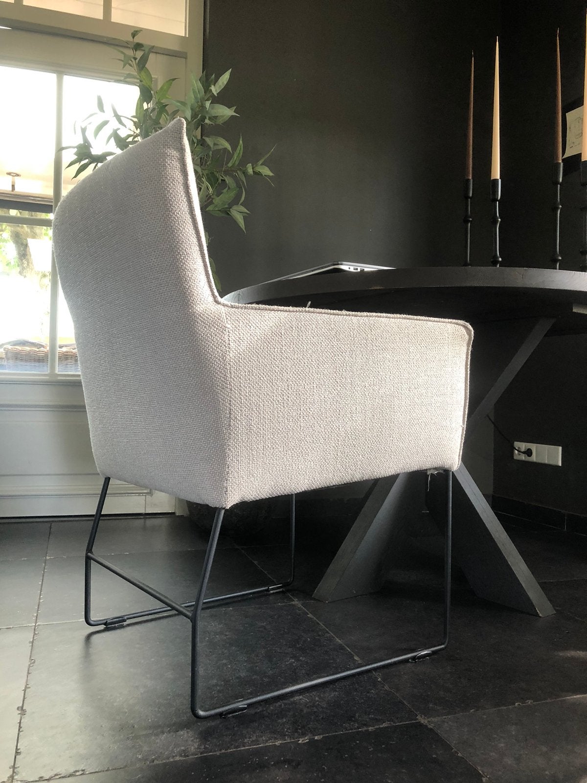 Eetkamer stoel, Ophalen, Overige kleuren, Zo goed als nieuw, Stof