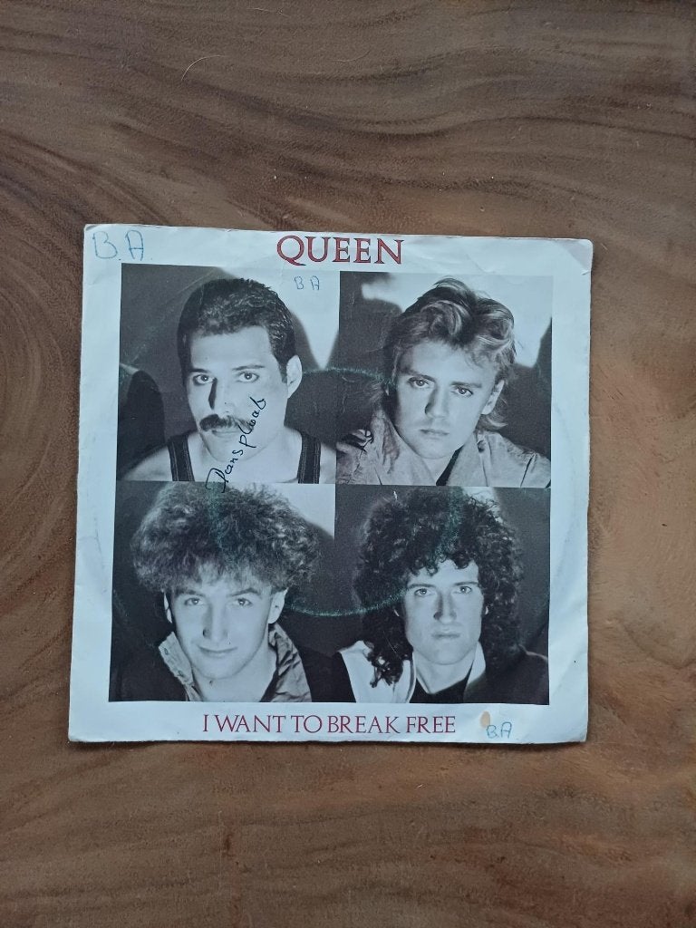 Queen - I Want to Break Free - Single - Vinyl, Cd's en Dvd's, Vinyl Singles, Ophalen of Verzenden, Gebruikt, Pop