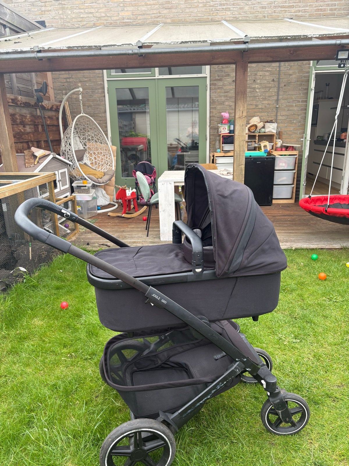 Joolz Geo Combiwagen met Maxi Cosi adapters, Zo goed als nieuw, Combiwagen, Met reiswieg, Ophalen