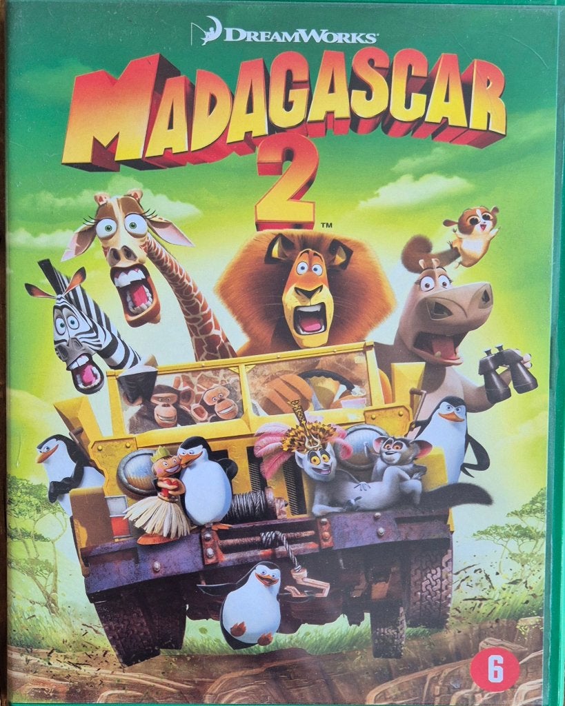 Speelfilm - Madagascar 02 #d179#4V, Tekenfilm, Amerikaans, Ophalen of Verzenden, Zo goed als nieuw