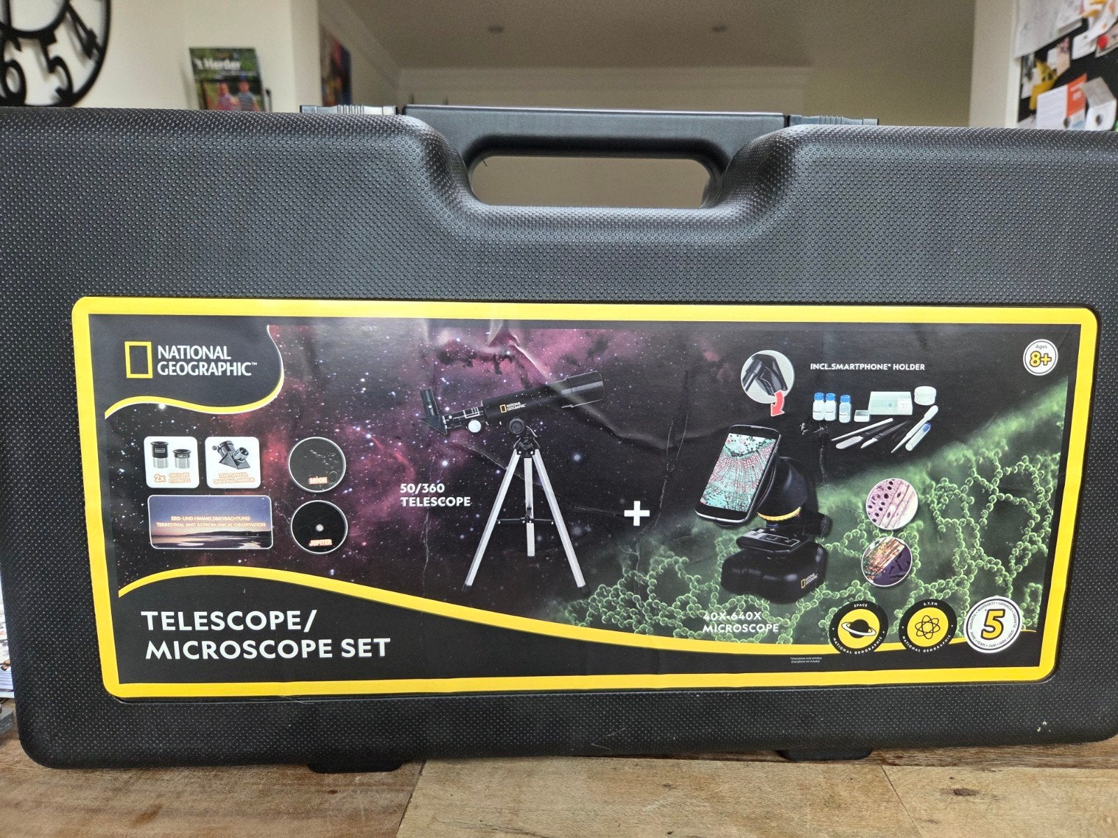 National Geographic telescoop en microscoop, Audio, Tv en Foto, Optische apparatuur | Telescopen, Ophalen of Verzenden, Nieuw