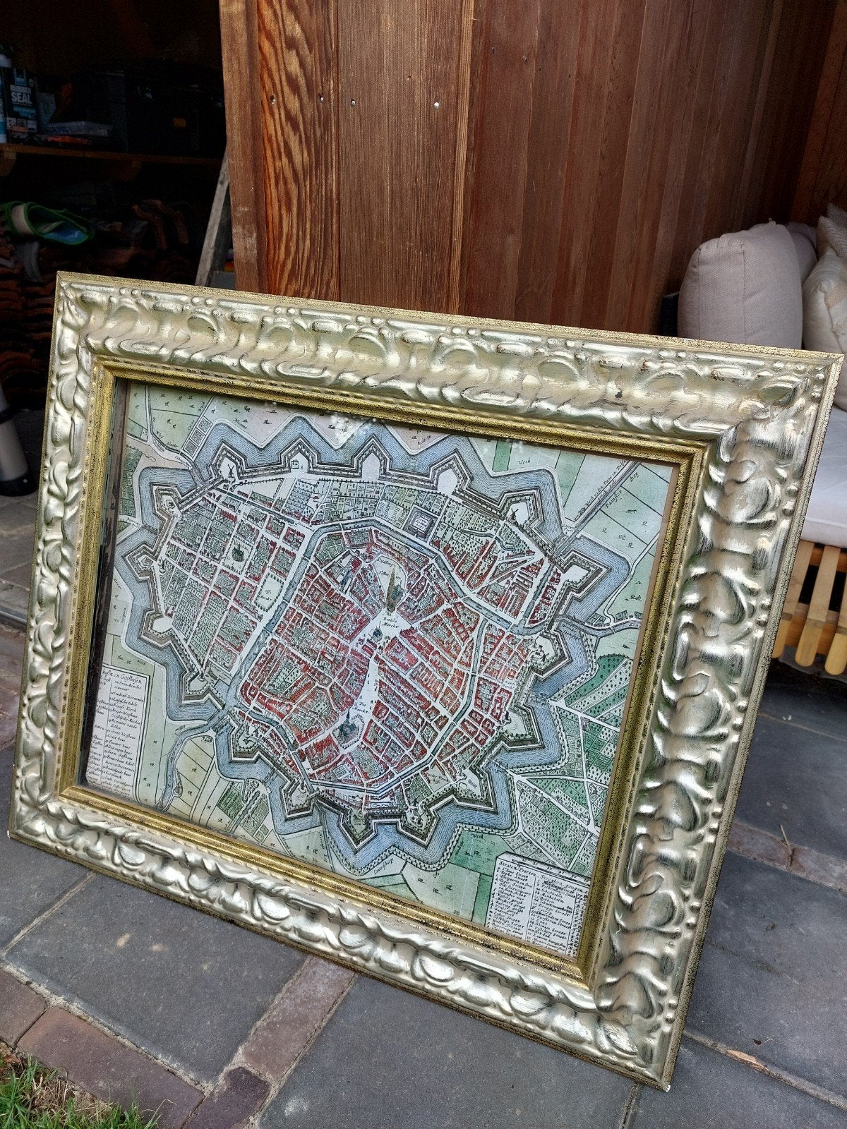 Mooie brocante lijst, Ophalen