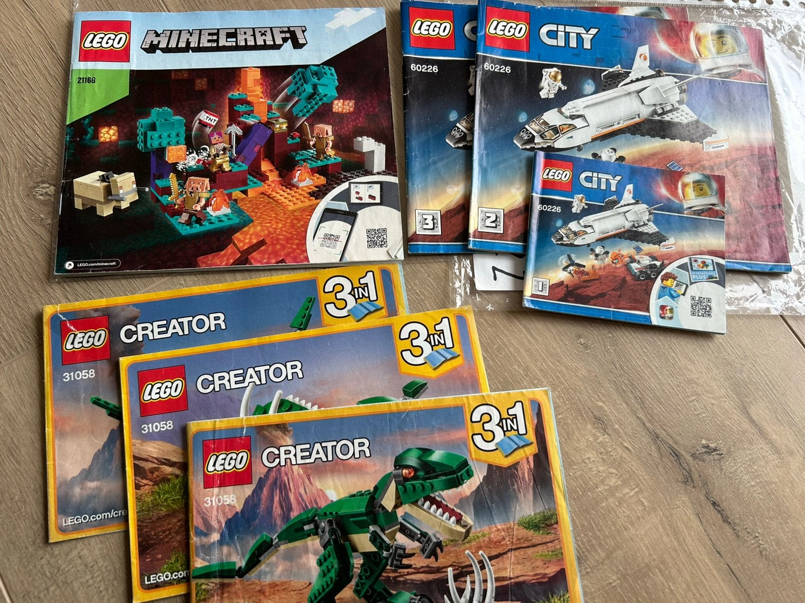Lego City, Creator en Minecraft!, Ophalen of Verzenden, Gebruikt, Lego