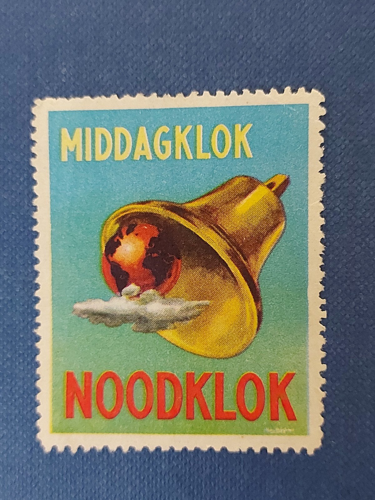 Sluitzegel Middagklok NOODKLOK, Ophalen of Verzenden