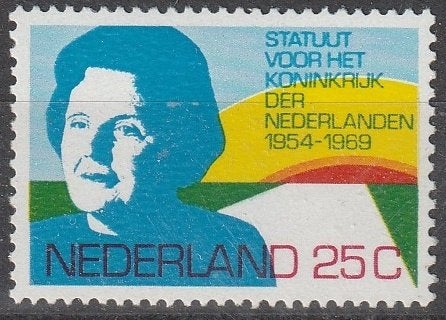 Nederland 1969 938 Statuut, Postfris, Ophalen of Verzenden, Na 1940, Postfris