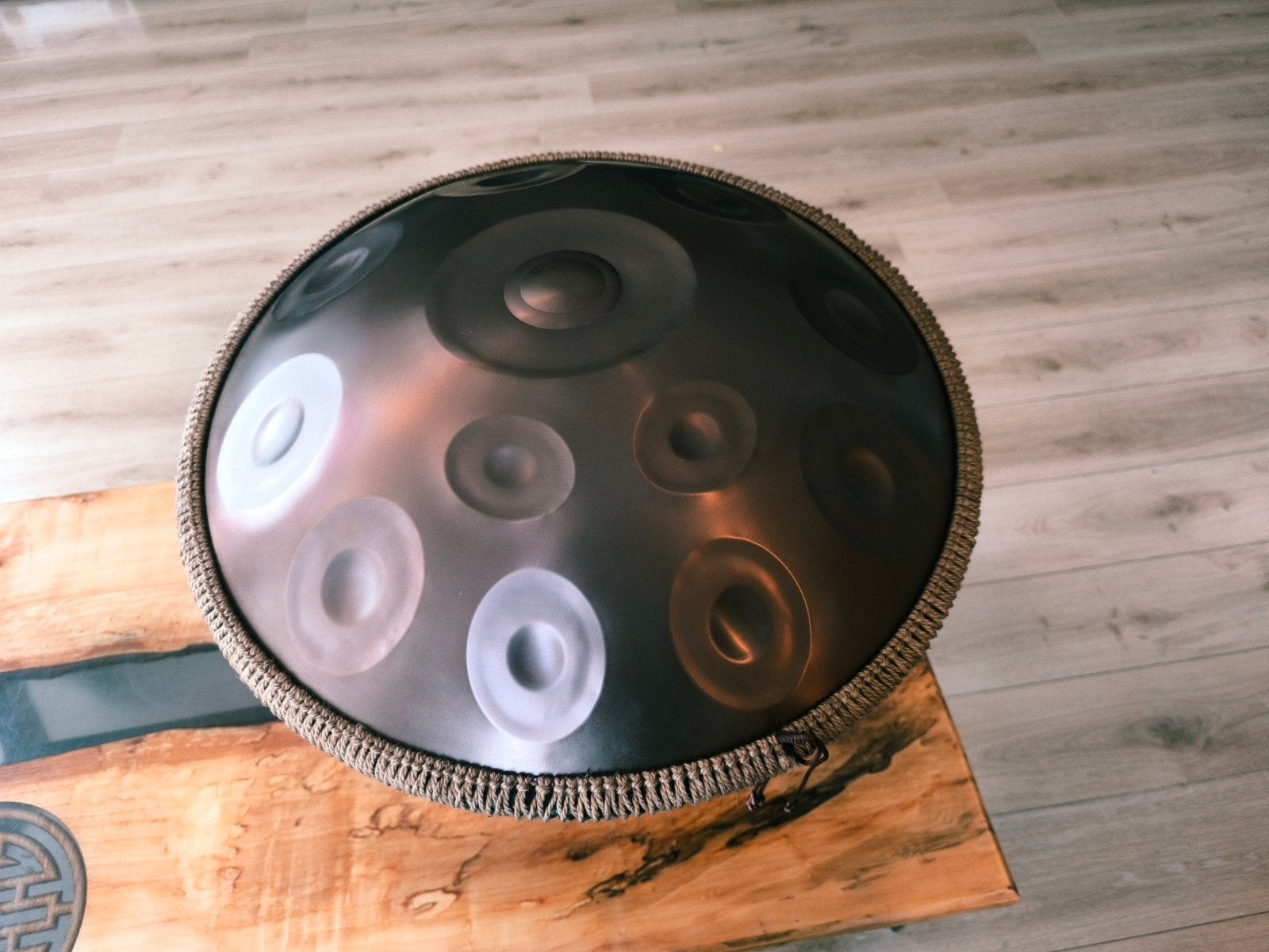 14 tonen handpan 440hz D-mineur., Muziek en Instrumenten, Ophalen, Zo goed als nieuw, Melodische percussie