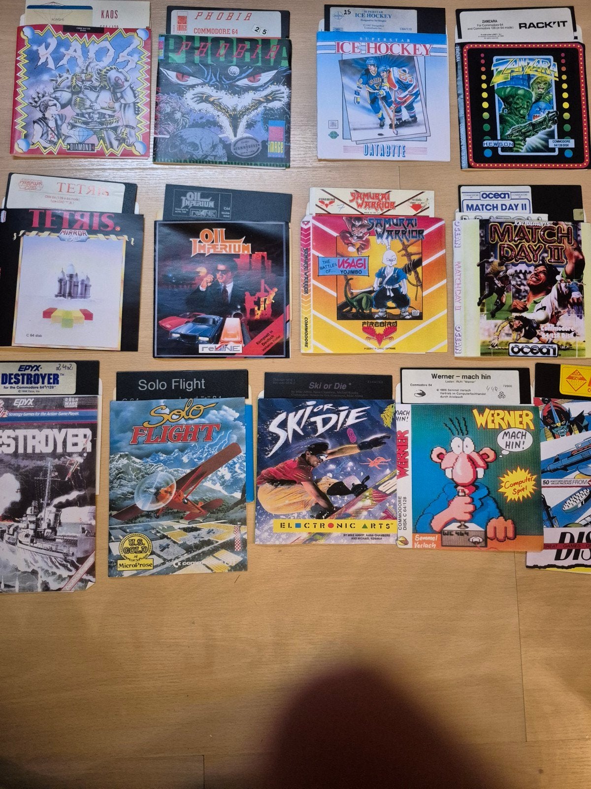 Vintage Commodore 64/Amiga Spellen Collectie - Floppy Disks, Gebruikt, Overige genres, 1 speler, Ophalen of Verzenden