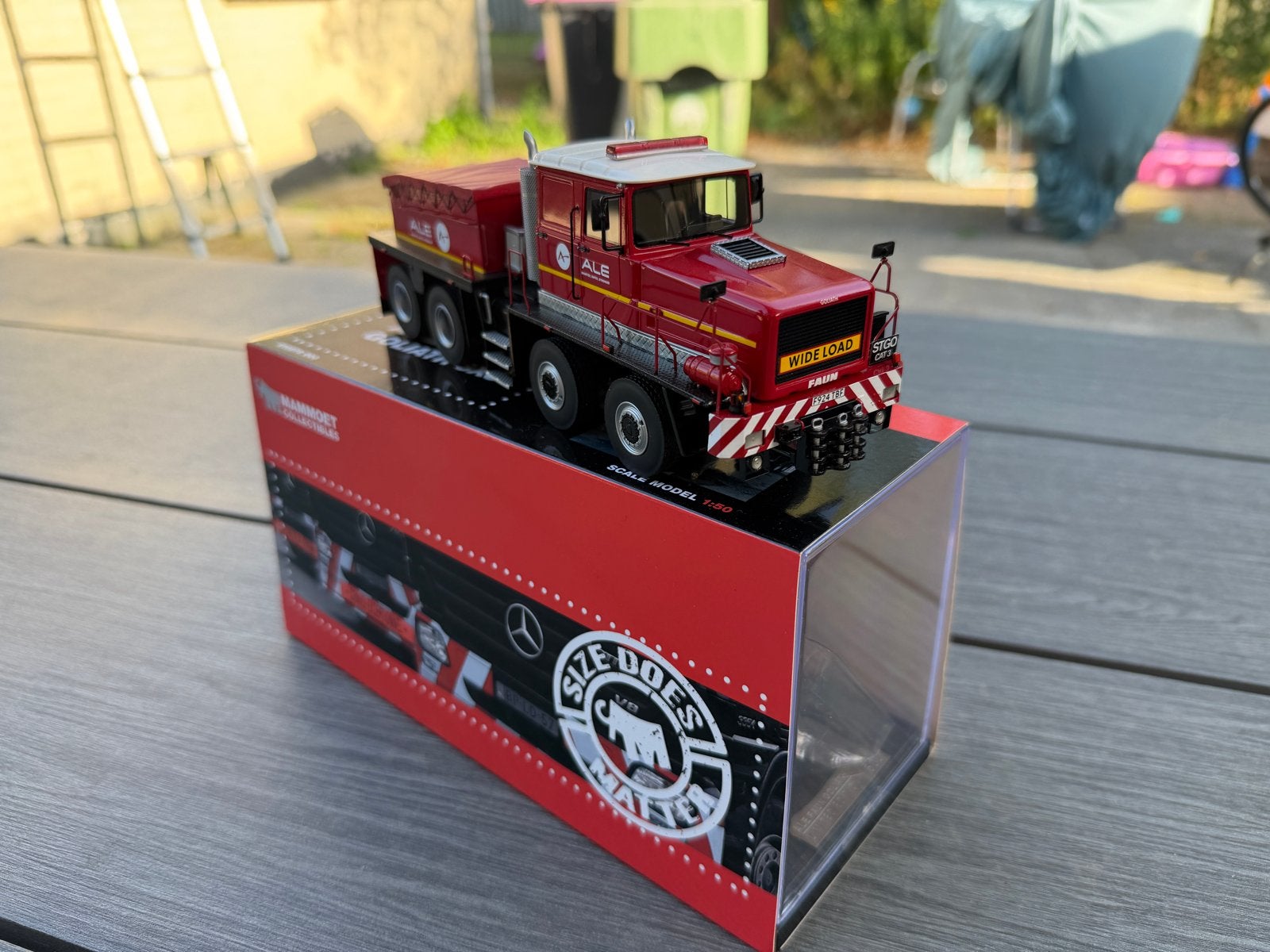 Mammoet ALE Faun Goliath 8x8 IMC schaal 1:50, Ophalen of Verzenden, Zo goed als nieuw, Bus of Vrachtwagen, Overige merken