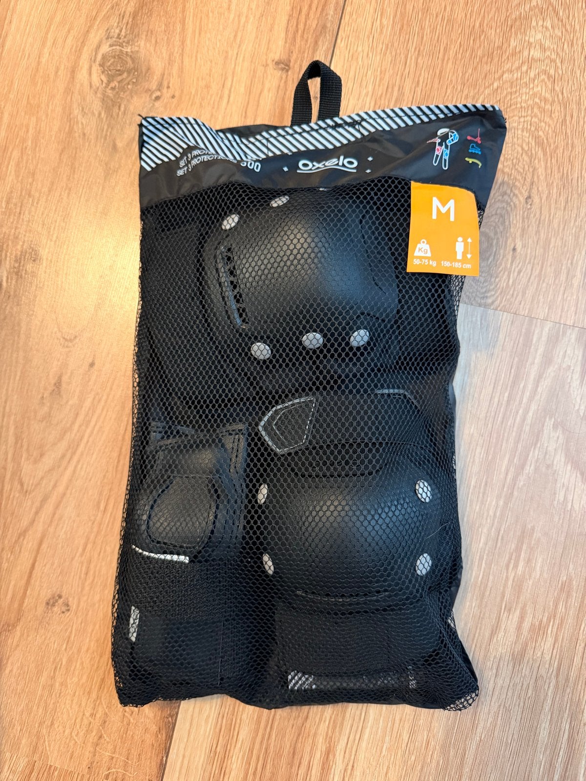Oxelo beschermset Fit 500 - Maat M, Sport en Fitness, Skateboarden, Ophalen of Verzenden, Nieuw, Bescherming